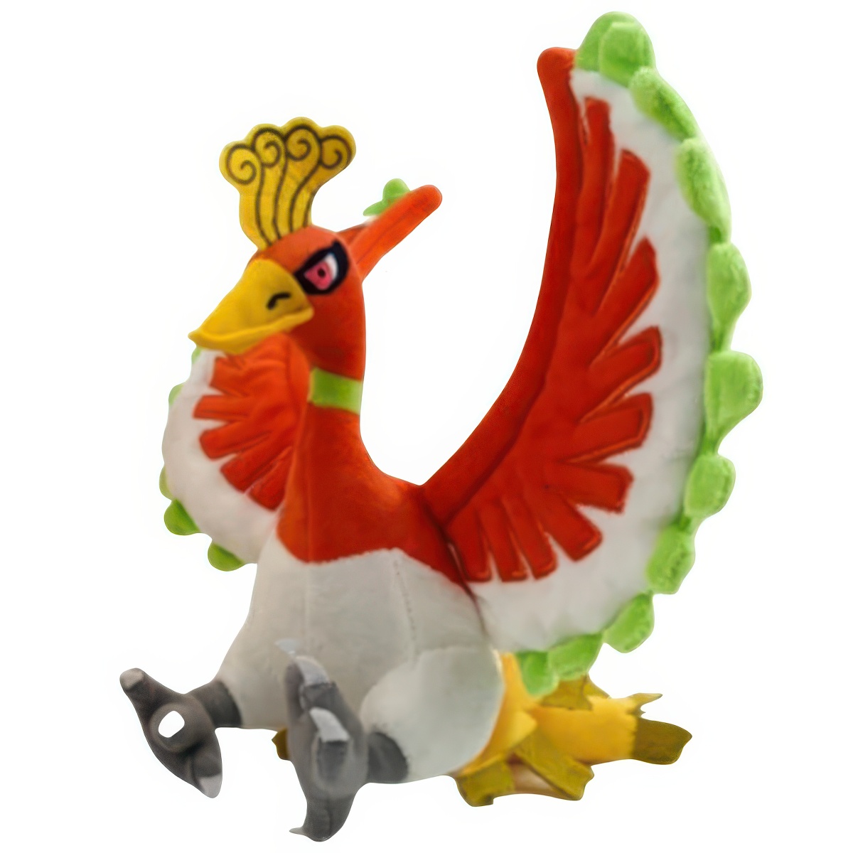 Peluche Ho-Oh vue de côté