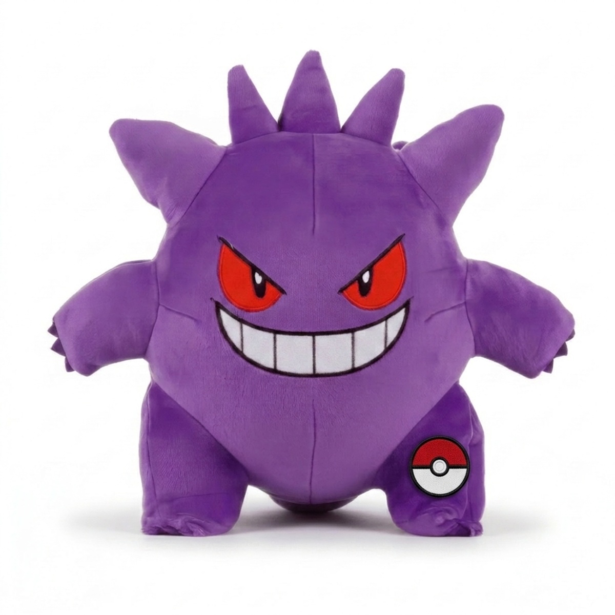 Peluche Ectoplasma avec badge prouvant l'authenticité du produit.