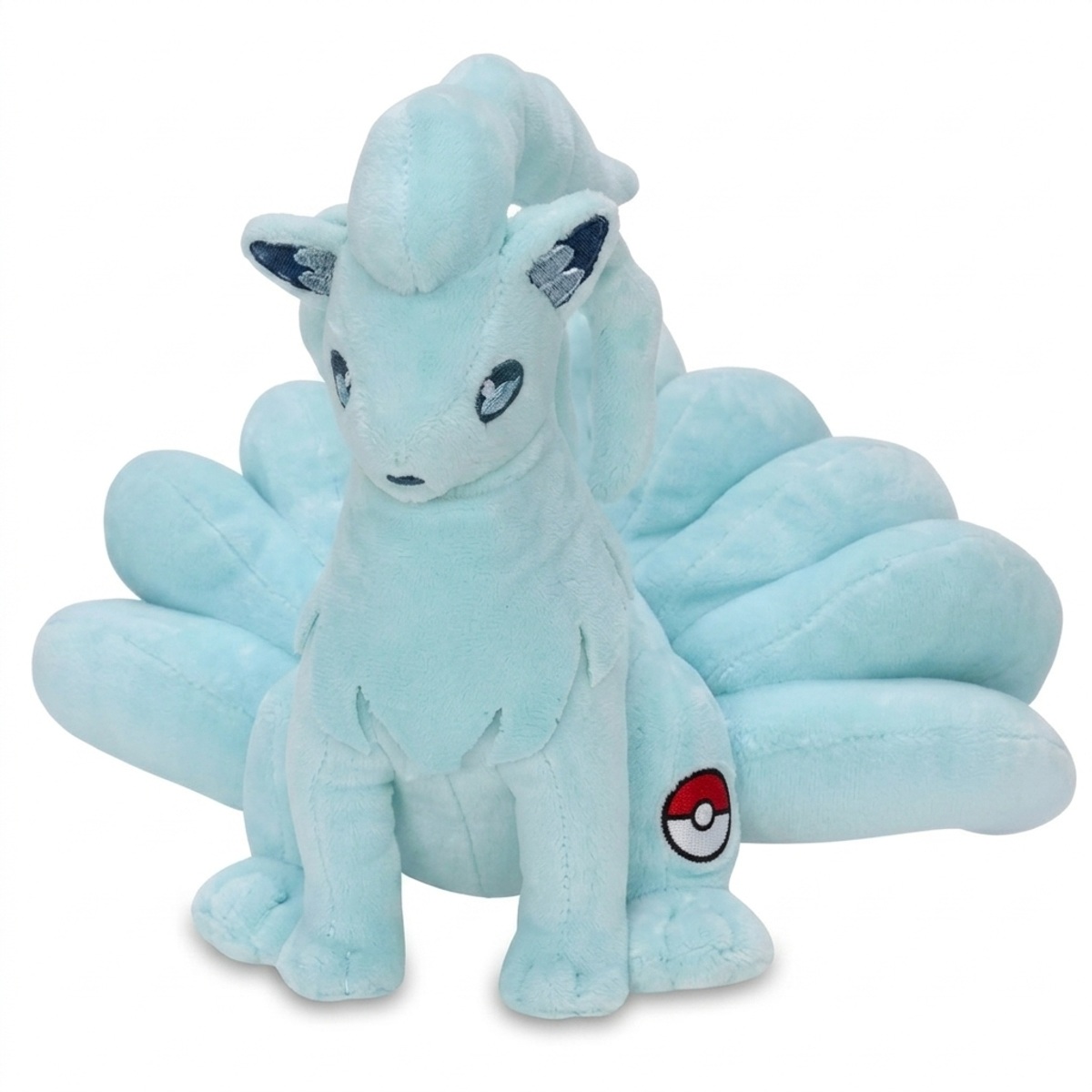 Peluche Feunard avec badge prouvant l'authenticité du produit.