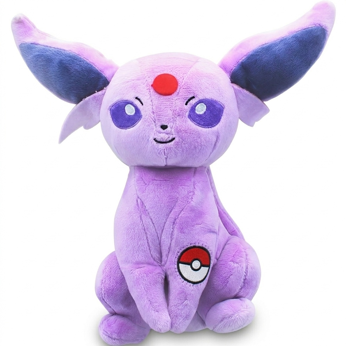 Peluche Mentali avec badge prouvant l'authenticité du produit.