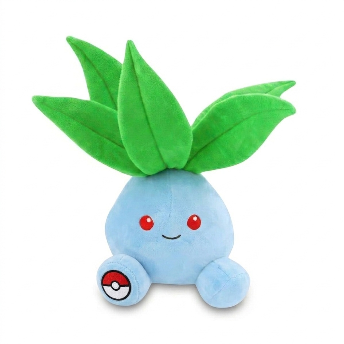 Peluche Mystherbe avec badge prouvant l'authenticité du produit.