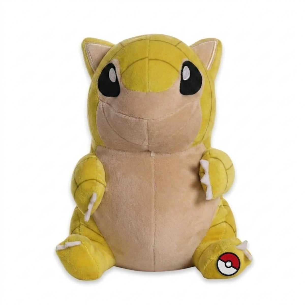 Peluche Sabelette avec badge prouvant l'authenticité du produit.