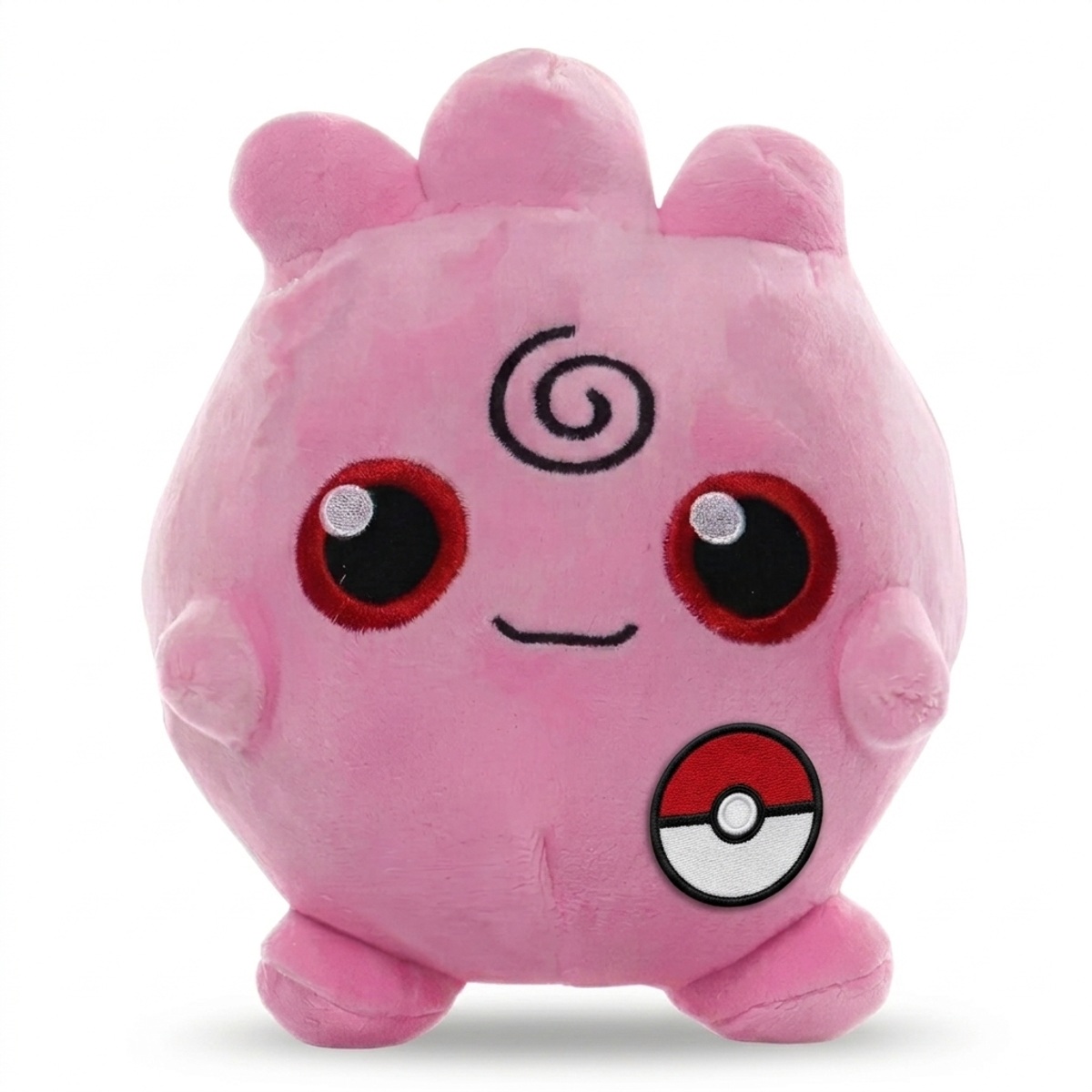 Peluche Toudoudou avec badge prouvant l'authenticité du produit.