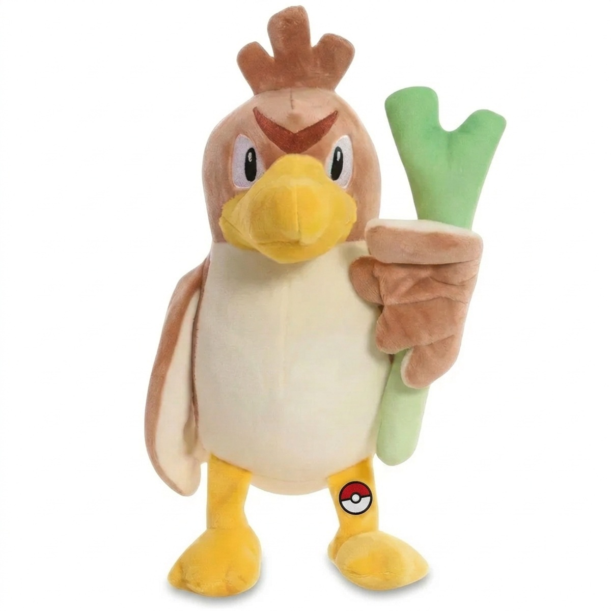Peluche Canarticho avec badge prouvant l'authenticité du produit.
