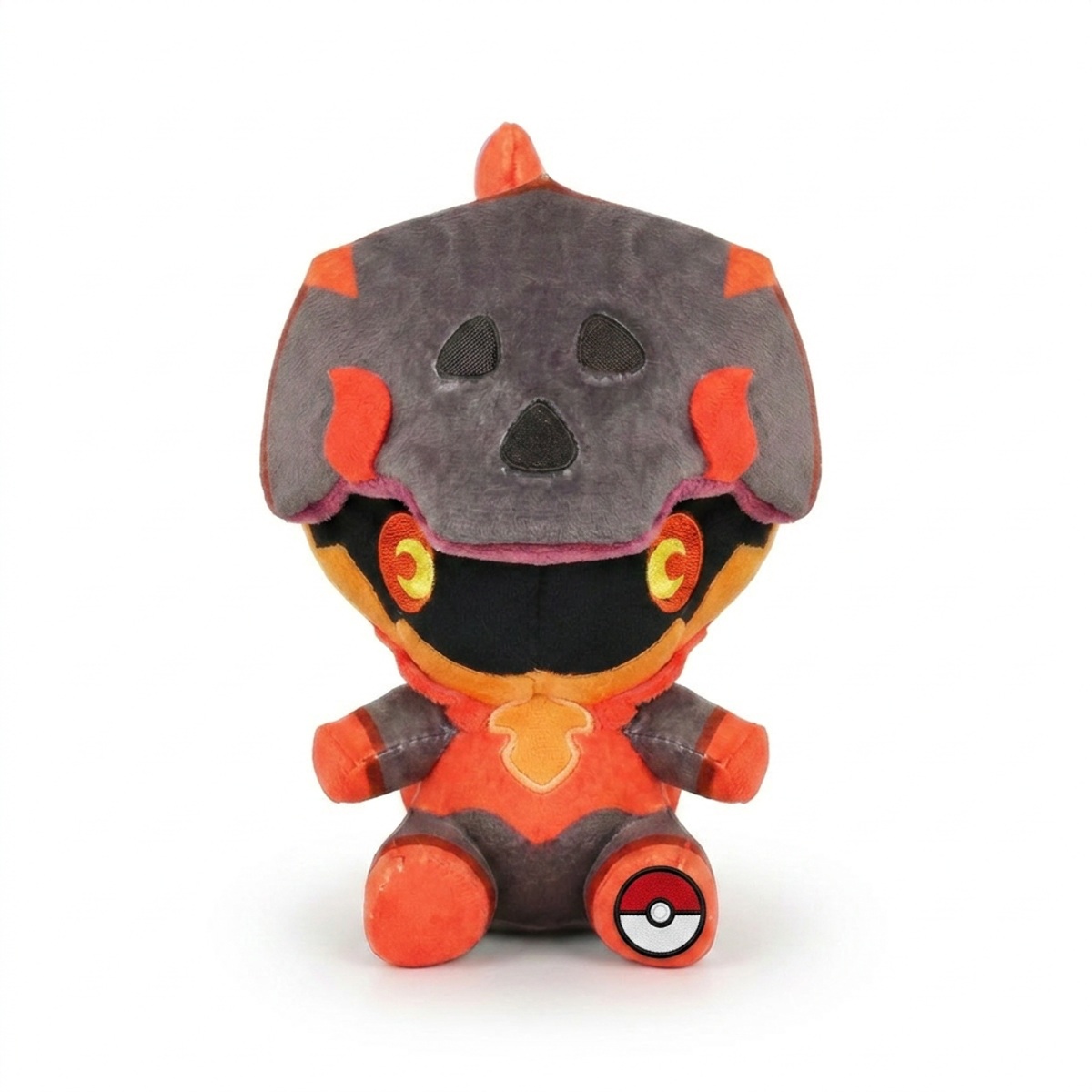Peluche Charbambin avec badge prouvant l'authenticité du produit.