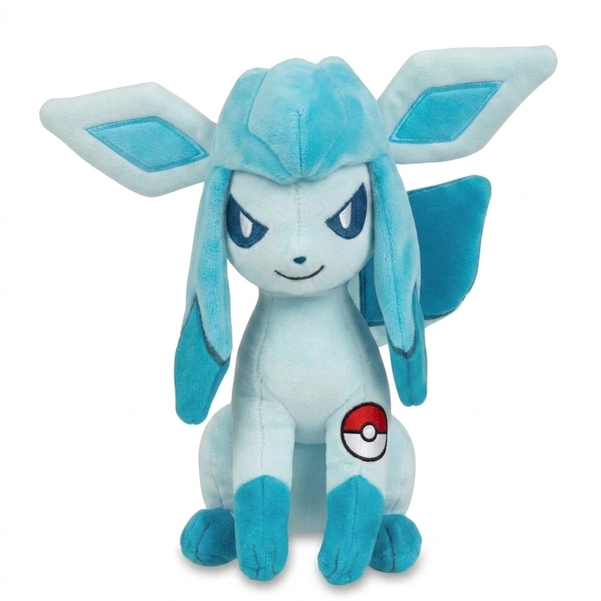 Peluche Givrali avec badge prouvant l'authenticité du produit.