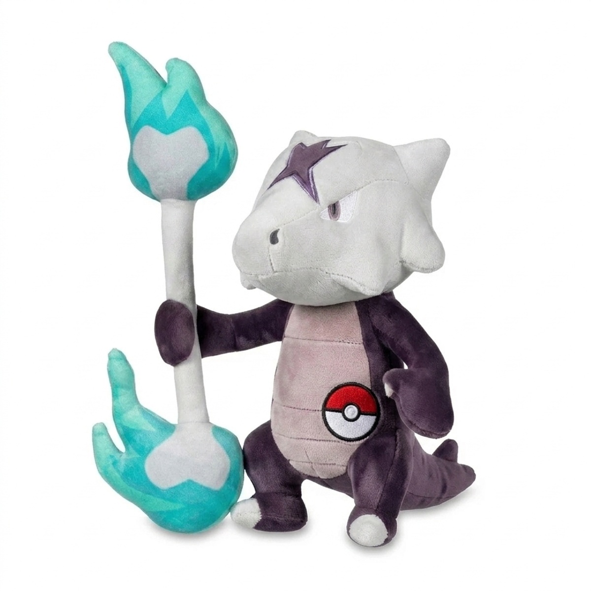 Peluche Ossatueur avec badge prouvant l'authenticité du produit.