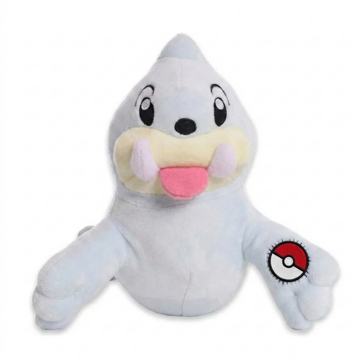 Peluche Otaria avec badge prouvant l'authenticité du produit.