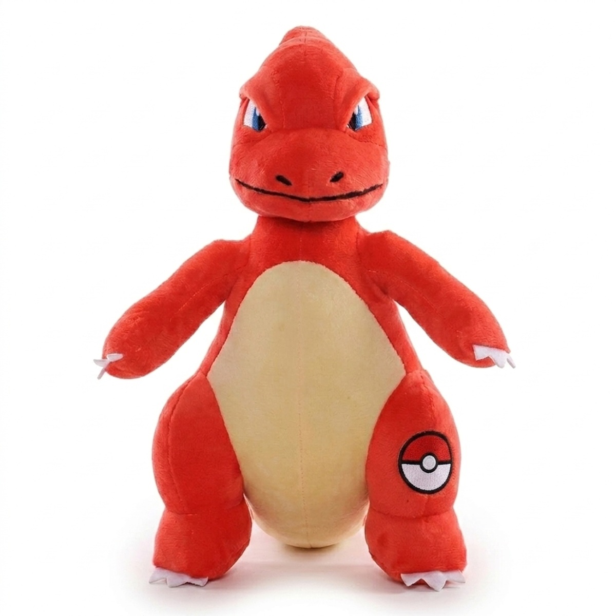 Peluche Reptincel avec badge prouvant l'authenticité du produit.