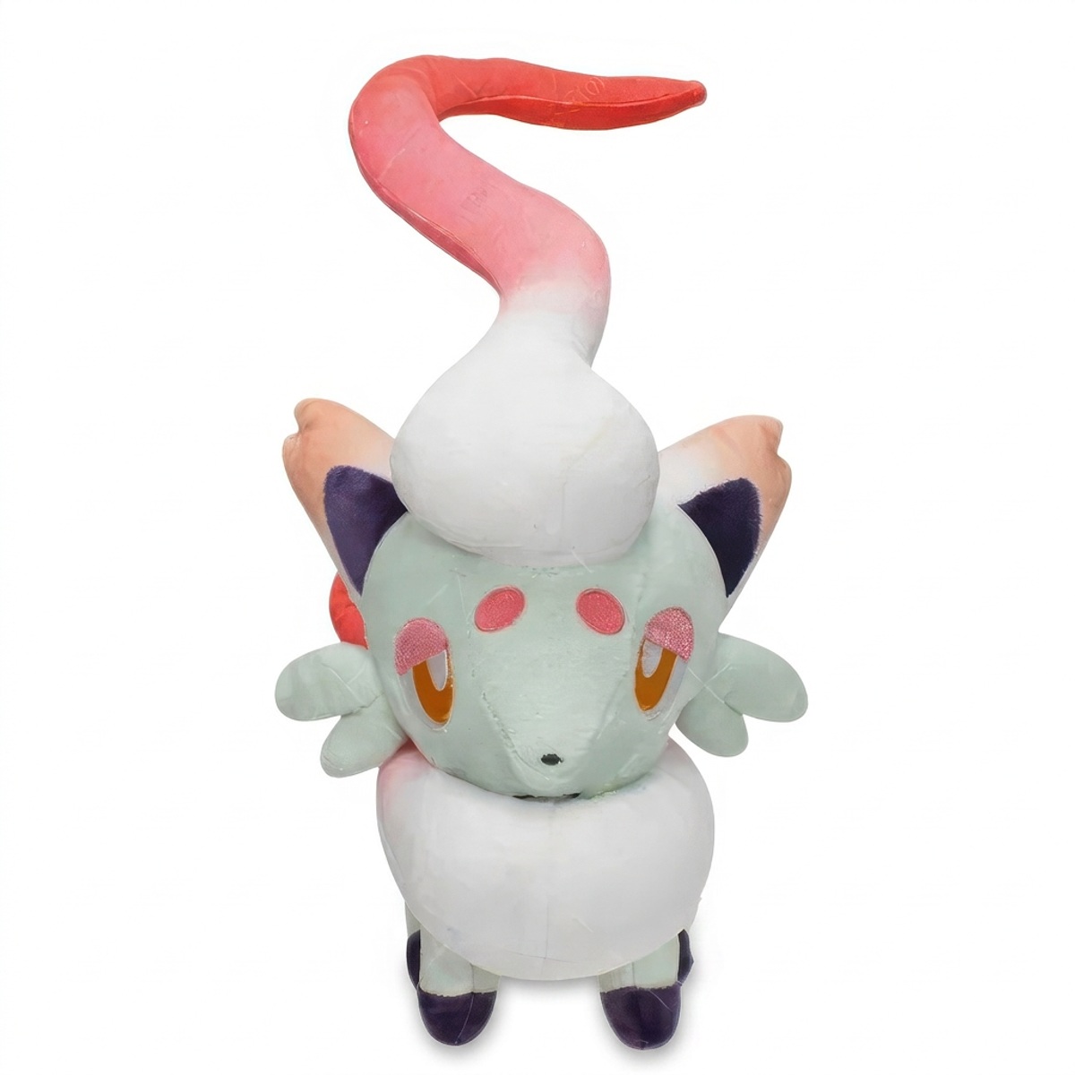 Peluche Zorua de Hisui vue de face