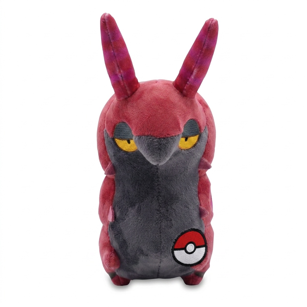 Peluche Brutapode avec badge prouvant l'authenticité du produit.