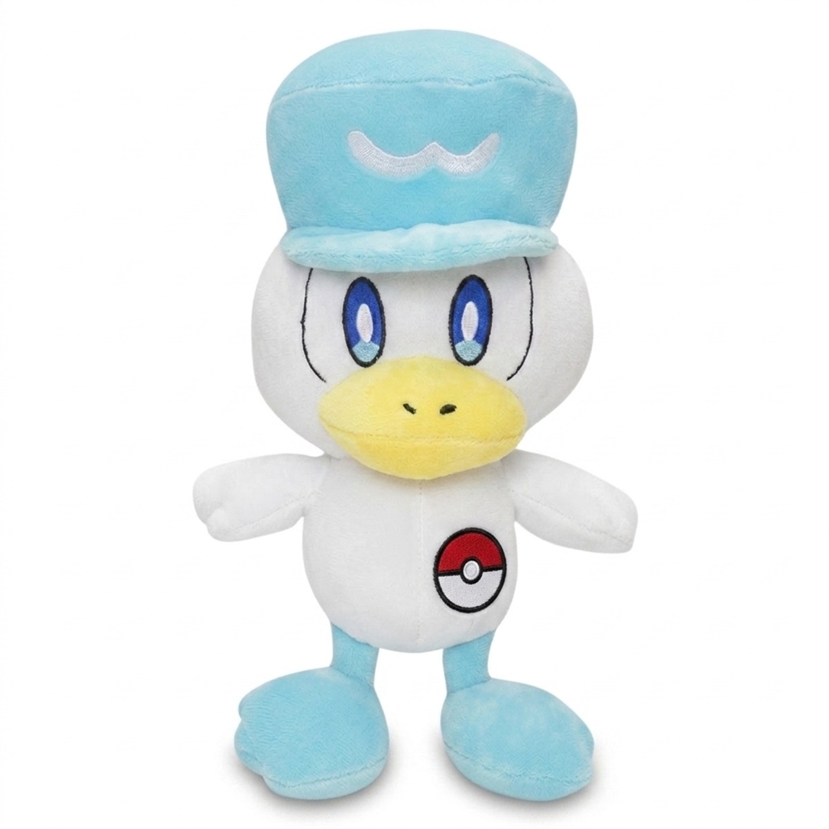 Peluche Coiffeton avec badge prouvant l'authenticité du produit.