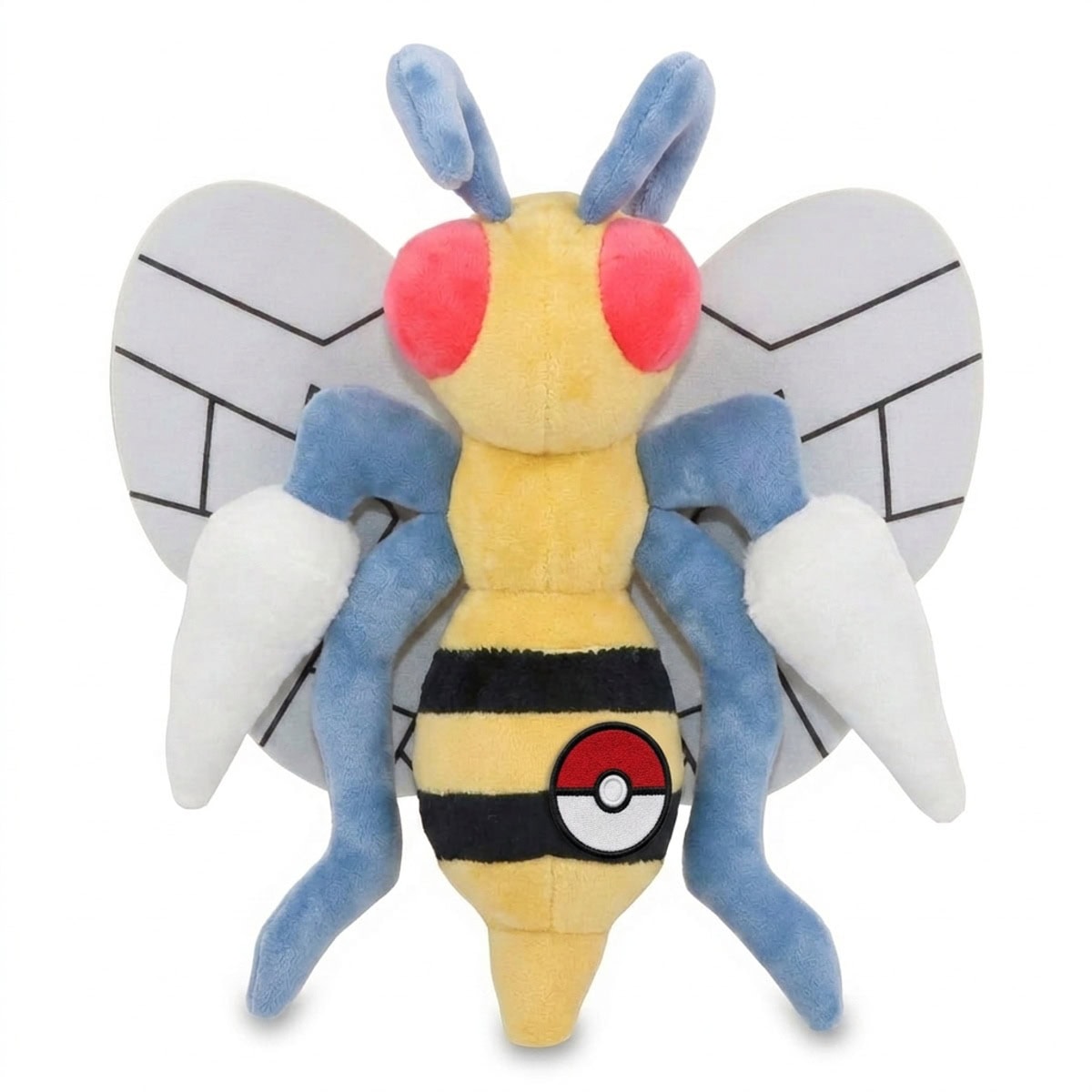 Peluche Dardargnan avec badge prouvant l'authenticité du produit.