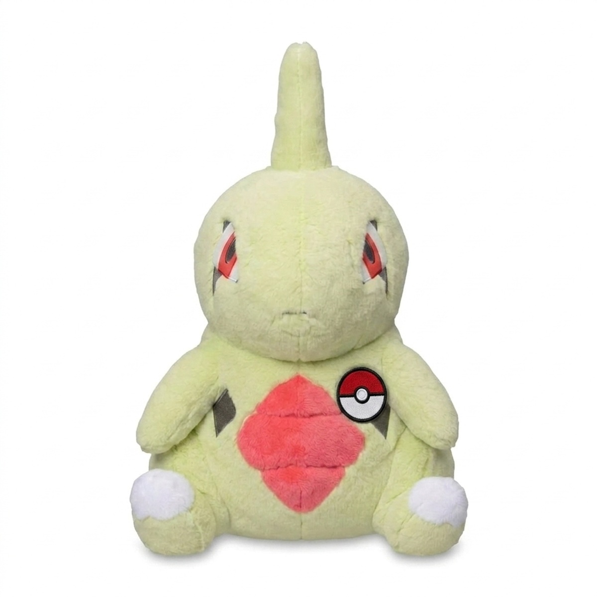 Peluche Embrylex avec badge prouvant l'authenticité du produit.