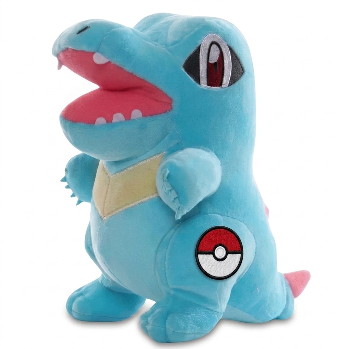 Peluche Kaiminus avec badge prouvant l'authenticité du produit.