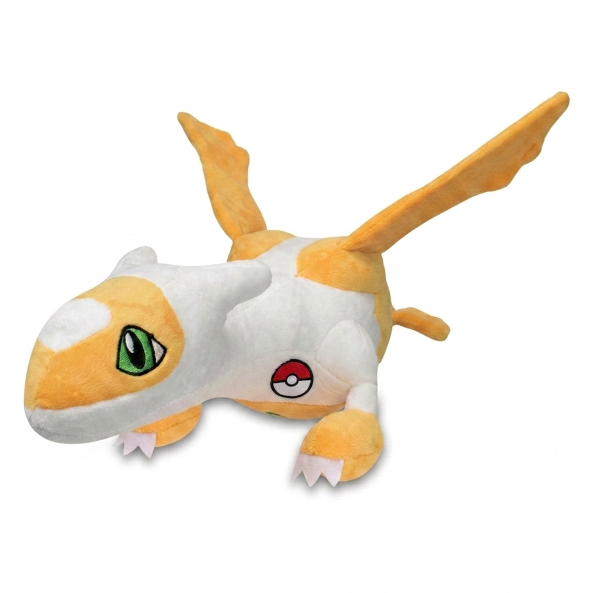 Peluche Latias avec badge prouvant l'authenticité du produit.