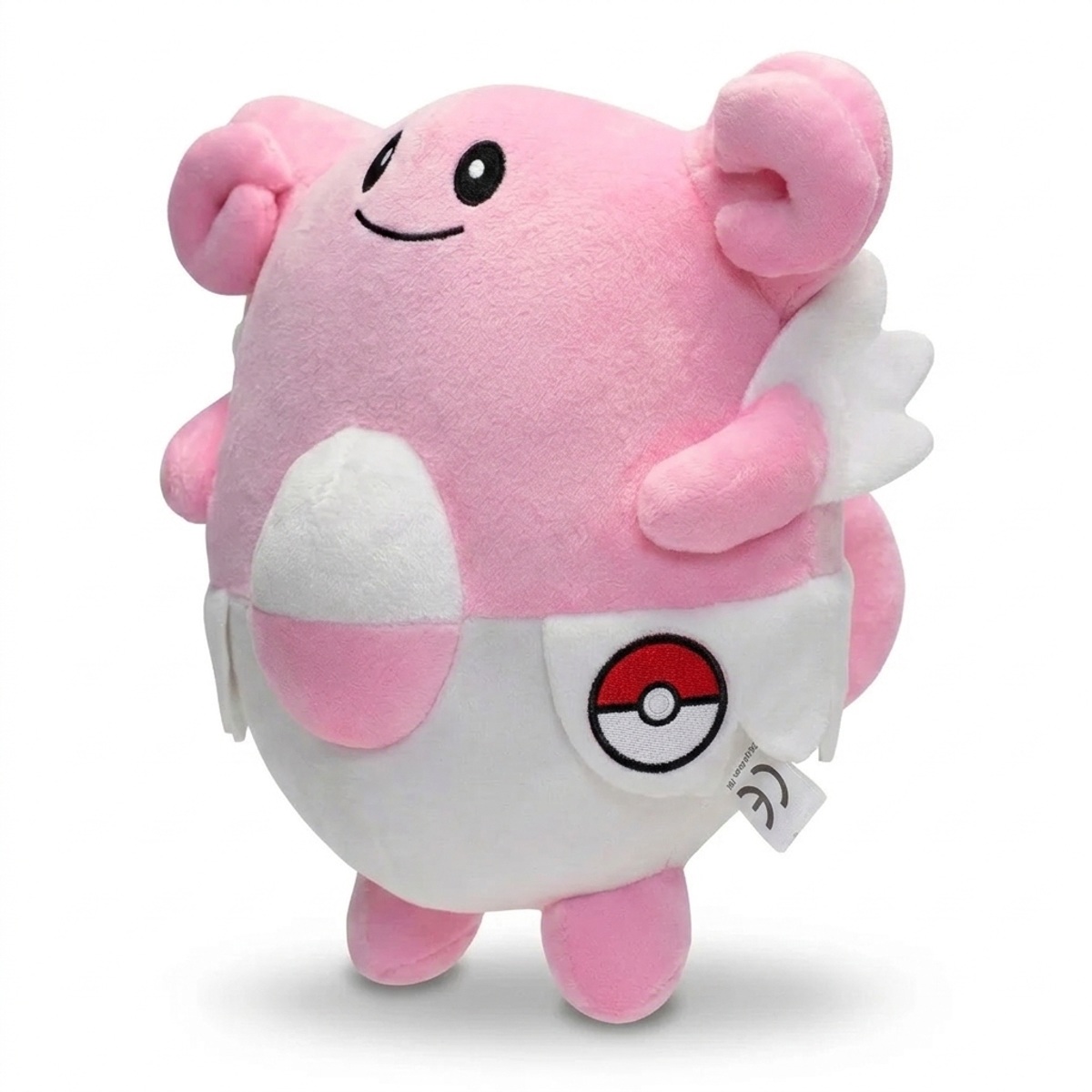 Peluche Leuphorie avec badge prouvant l'authenticité du produit.