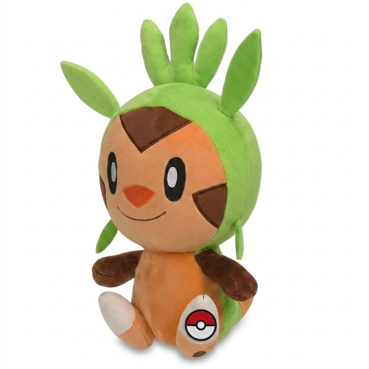 Peluche Marisson avec badge prouvant l'authenticité du produit.