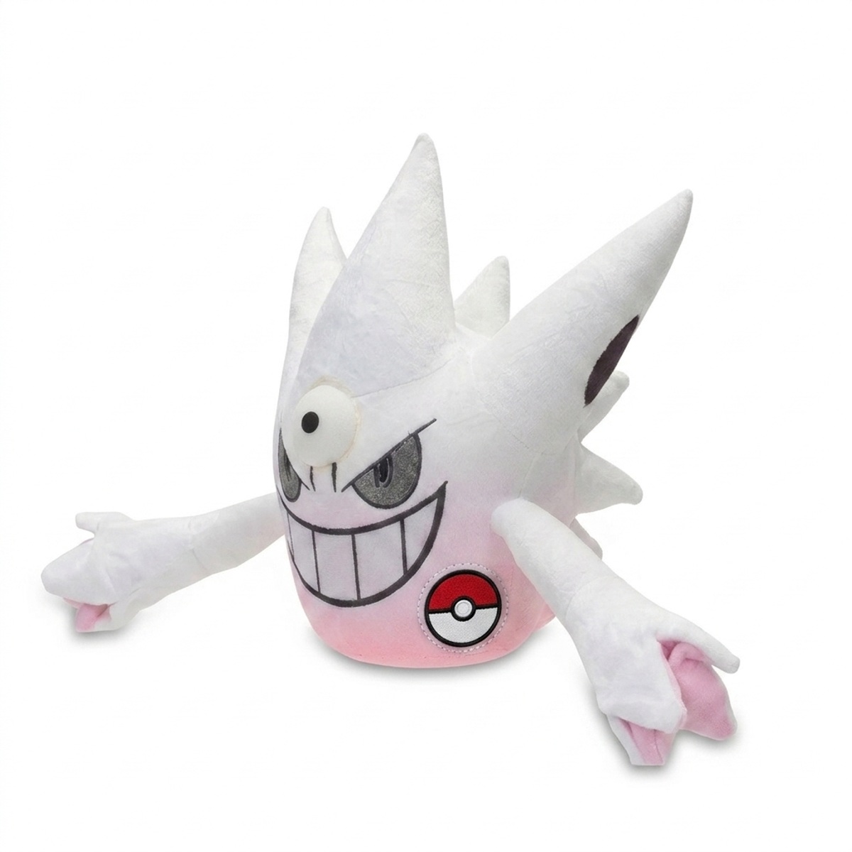 Peluche Ectoplasma avec badge prouvant l'authenticité du produit.