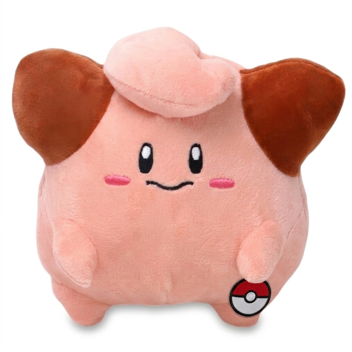 Peluche Mélo avec badge prouvant l'authenticité du produit.
