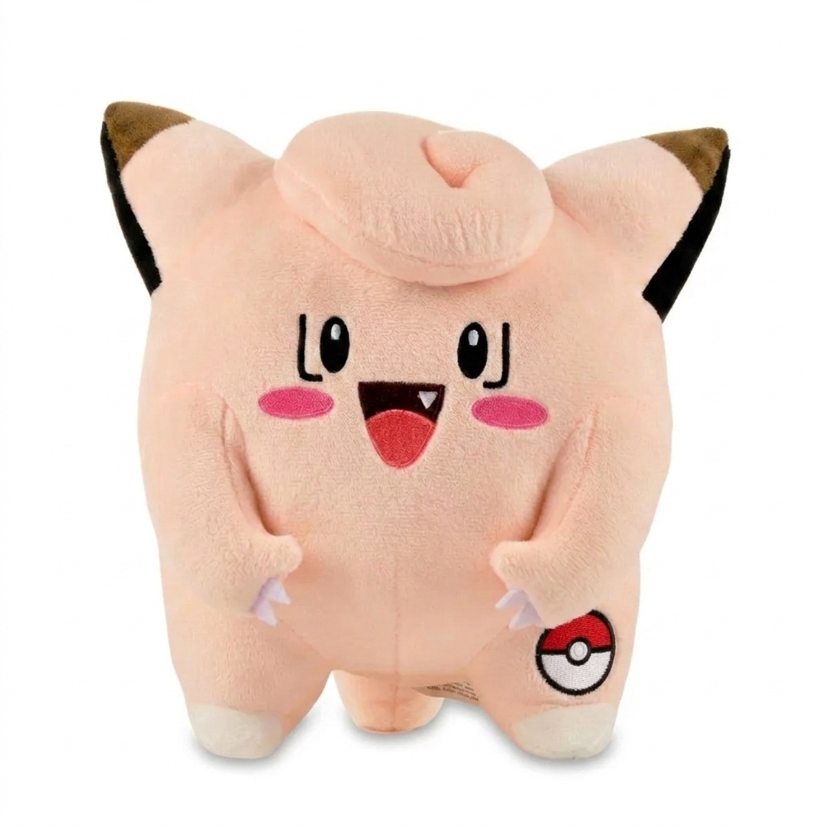 Peluche Mélofée avec badge prouvant l'authenticité du produit.