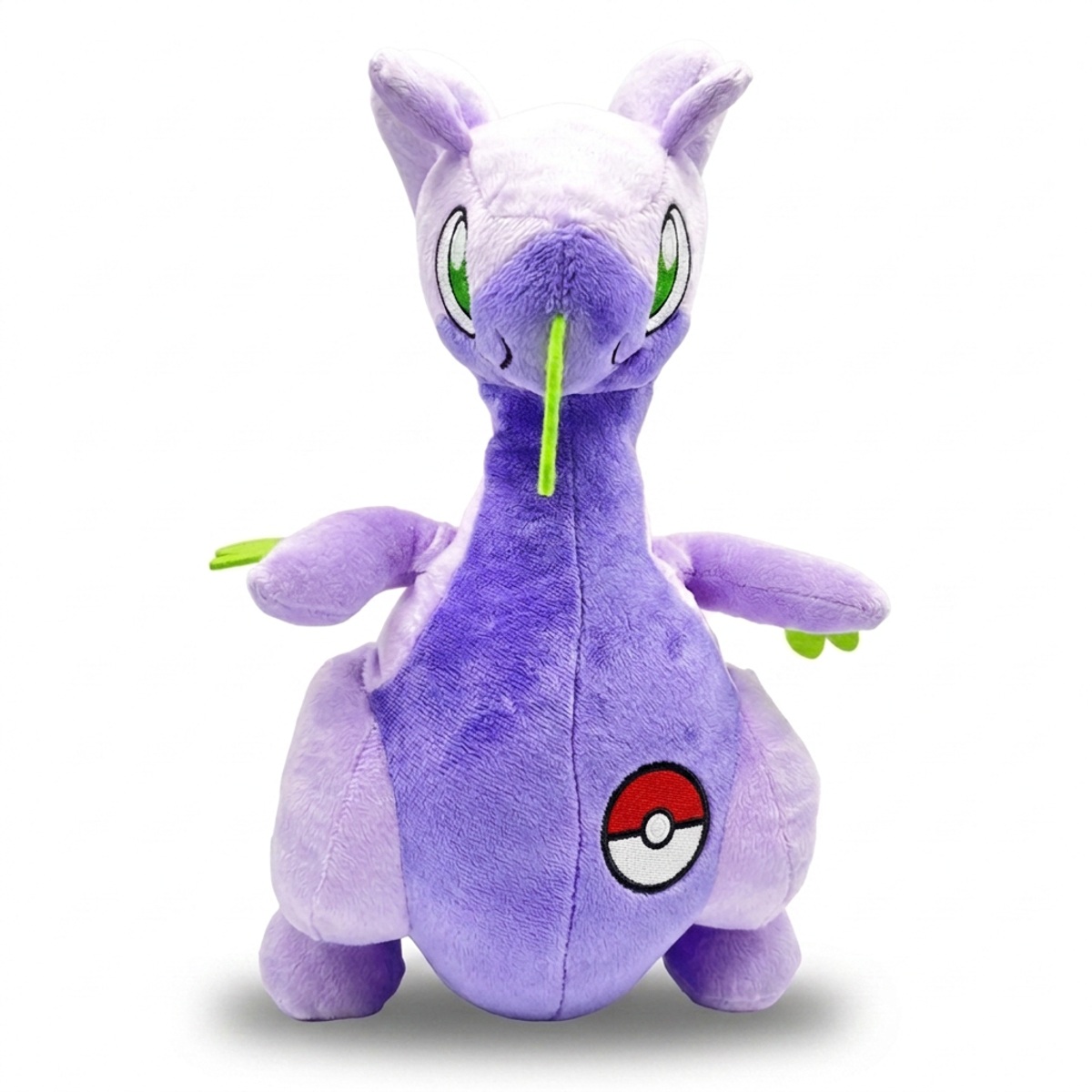 Peluche Muplodocus avec badge prouvant l'authenticité du produit.