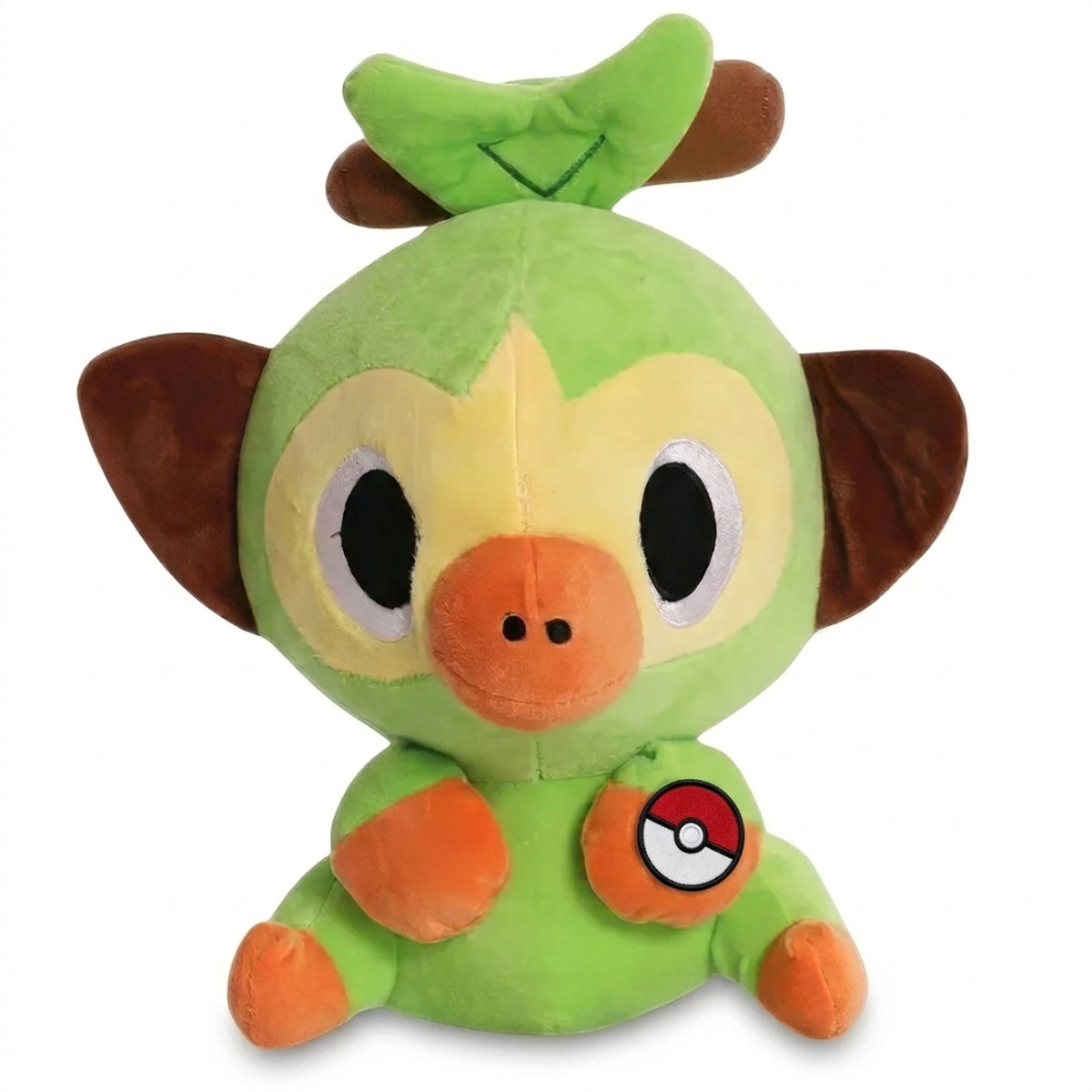 Peluche Ouistempo avec badge prouvant l'authenticité du produit.