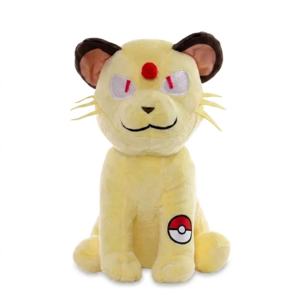 Peluche Persian avec badge prouvant l'authenticité du produit.