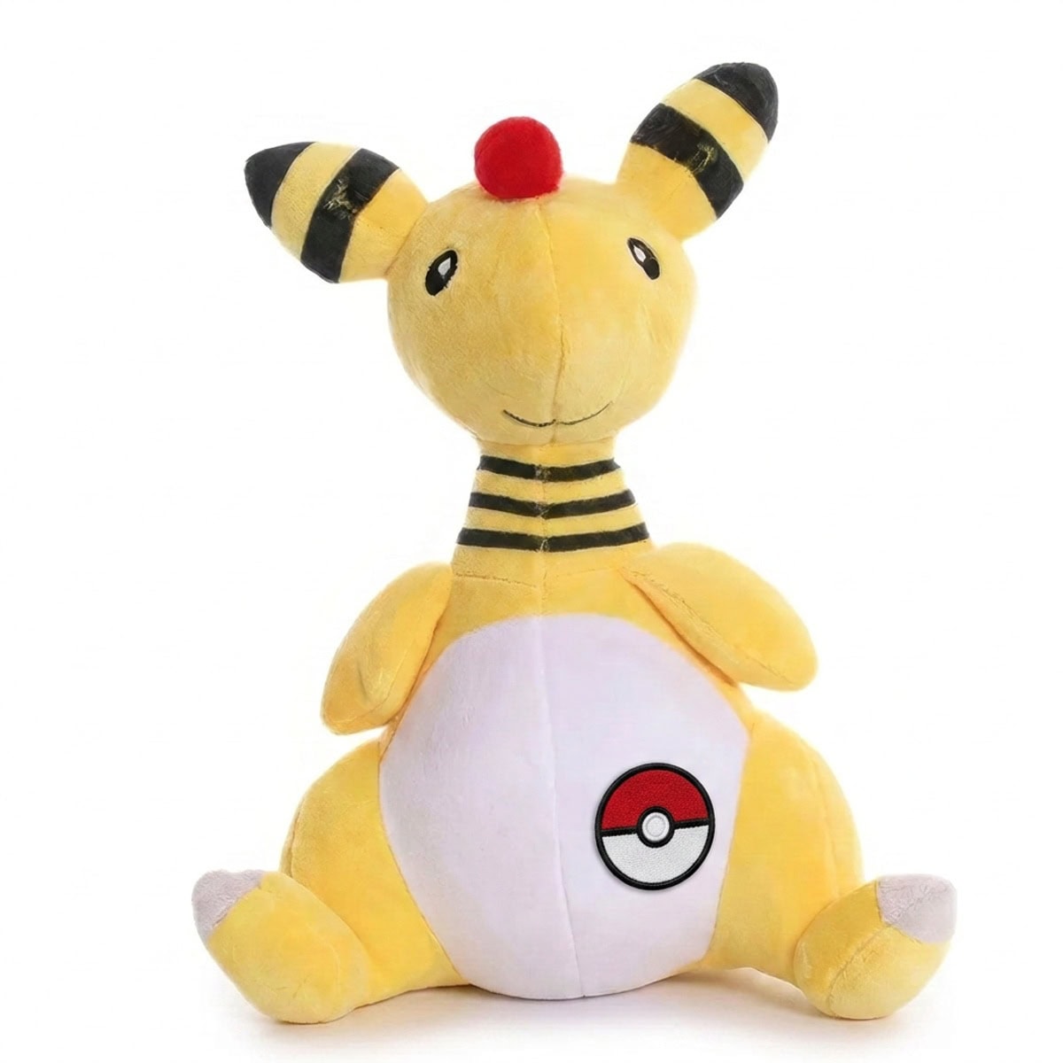 Peluche Pharamp avec badge prouvant l'authenticité du produit.