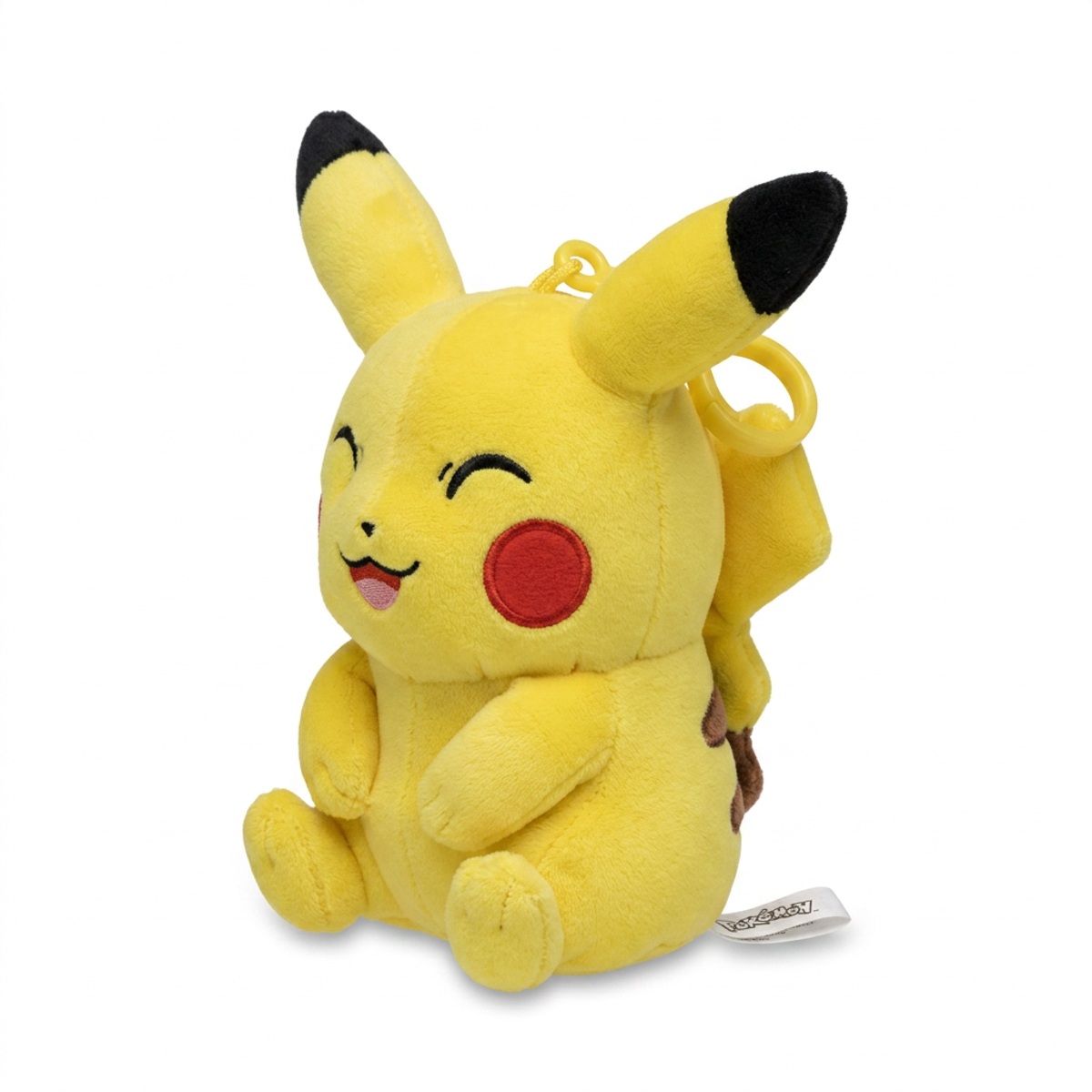 Peluche Pikachu Joyeux vue de 3/4