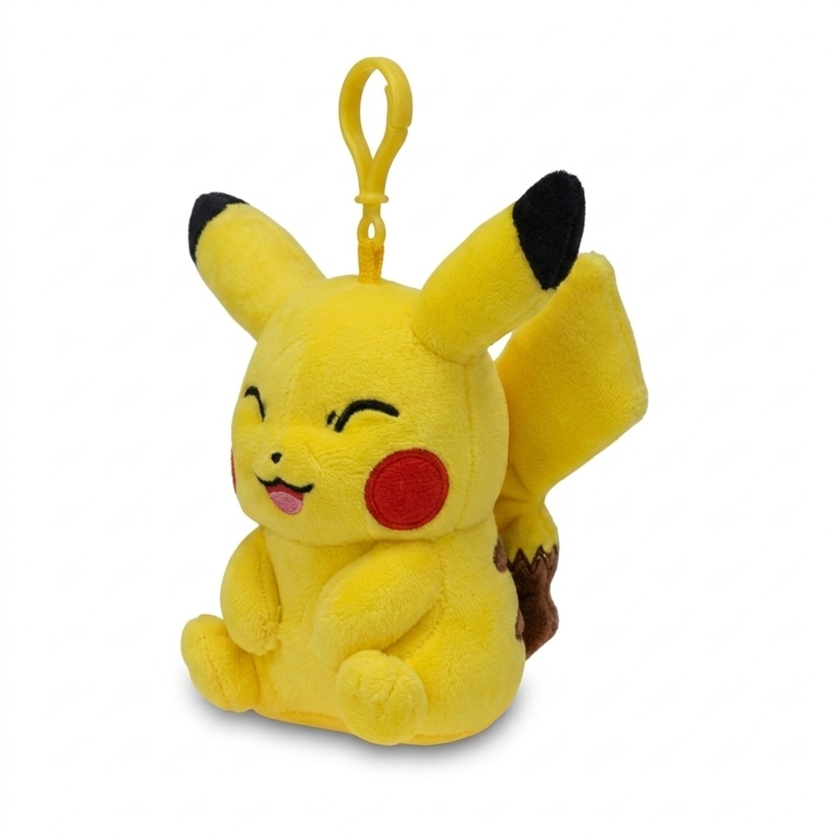 Peluche Pikachu Porte-clé vue de trois quarts