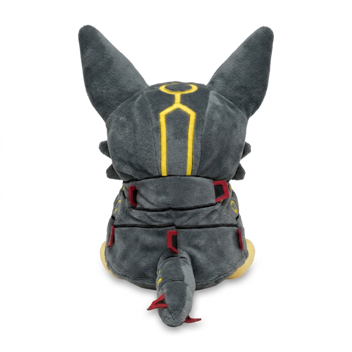 Peluche Pikachu Rayquaza vue de 3/4 Rayquaza Shiny