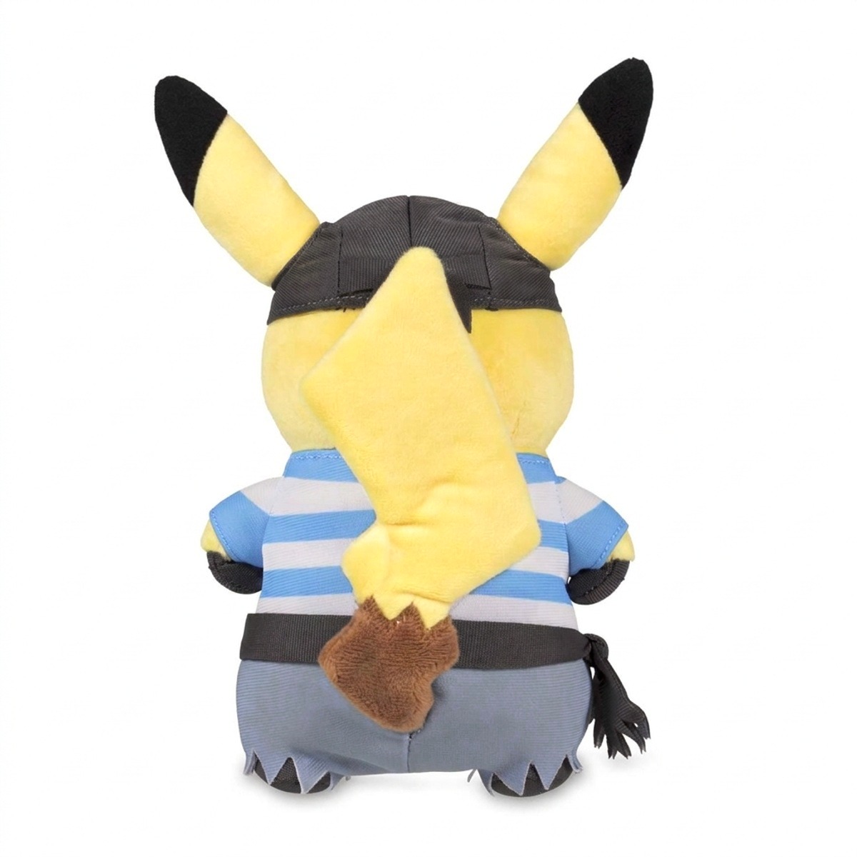 Peluche Pikachu Team Aqua vue de dos
