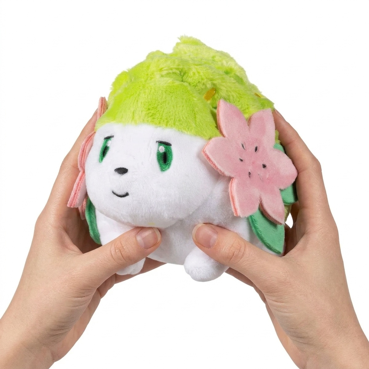Peluche Shaymin tenue dans les mains