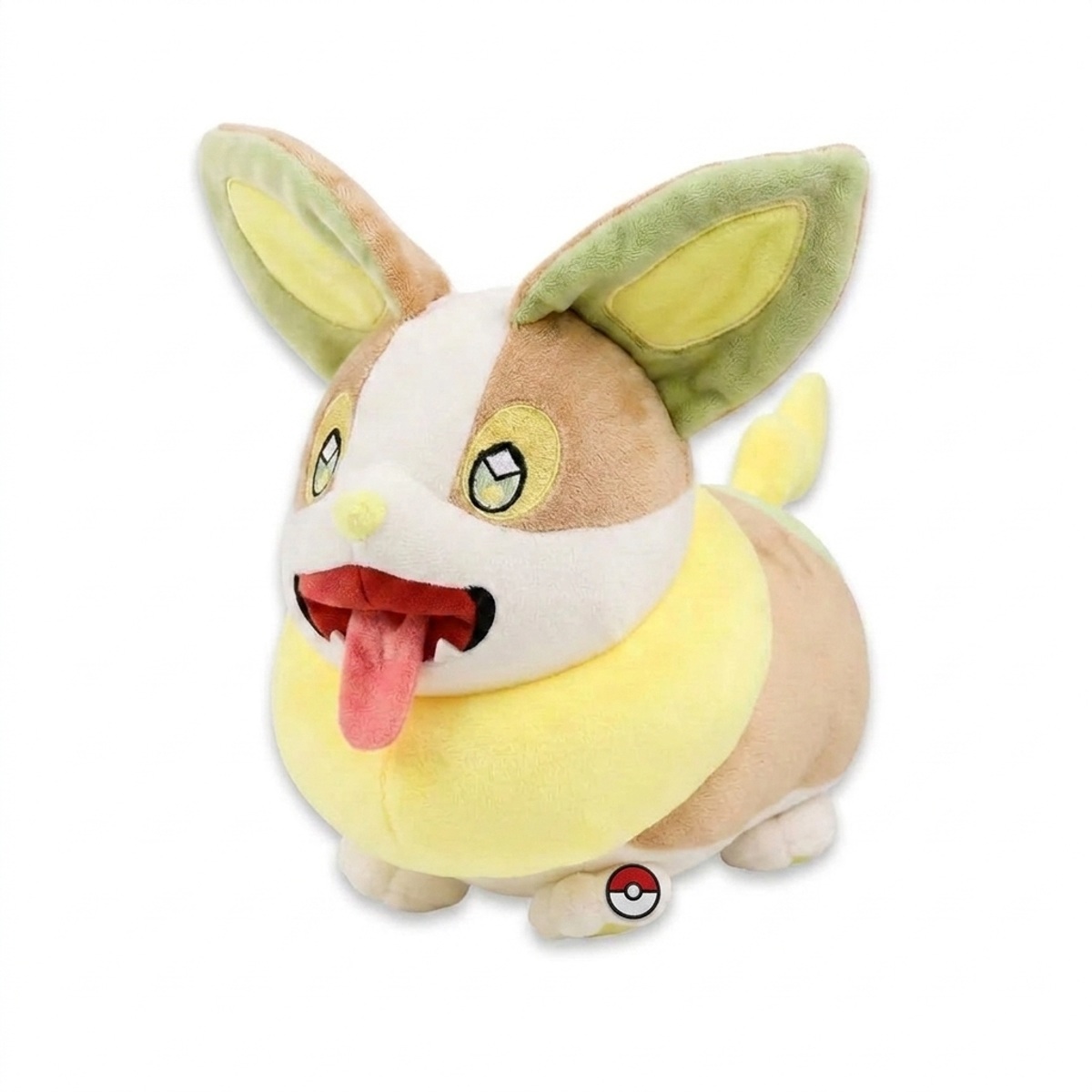 Peluche Voltoutou avec badge prouvant l'authenticité du produit.